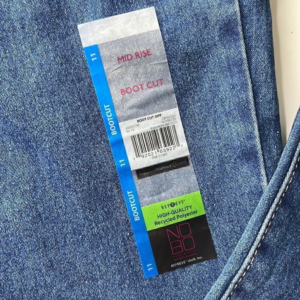 NWT NOBO mid rise bootcut jeans.  Size 11. - Picture 2 of 5